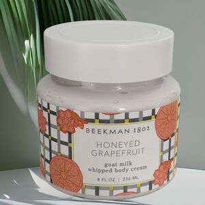 Beekman 1802 Pure Goat Milk Whipped Body Cream Honey Grapefruit 8 fl oz SEALED